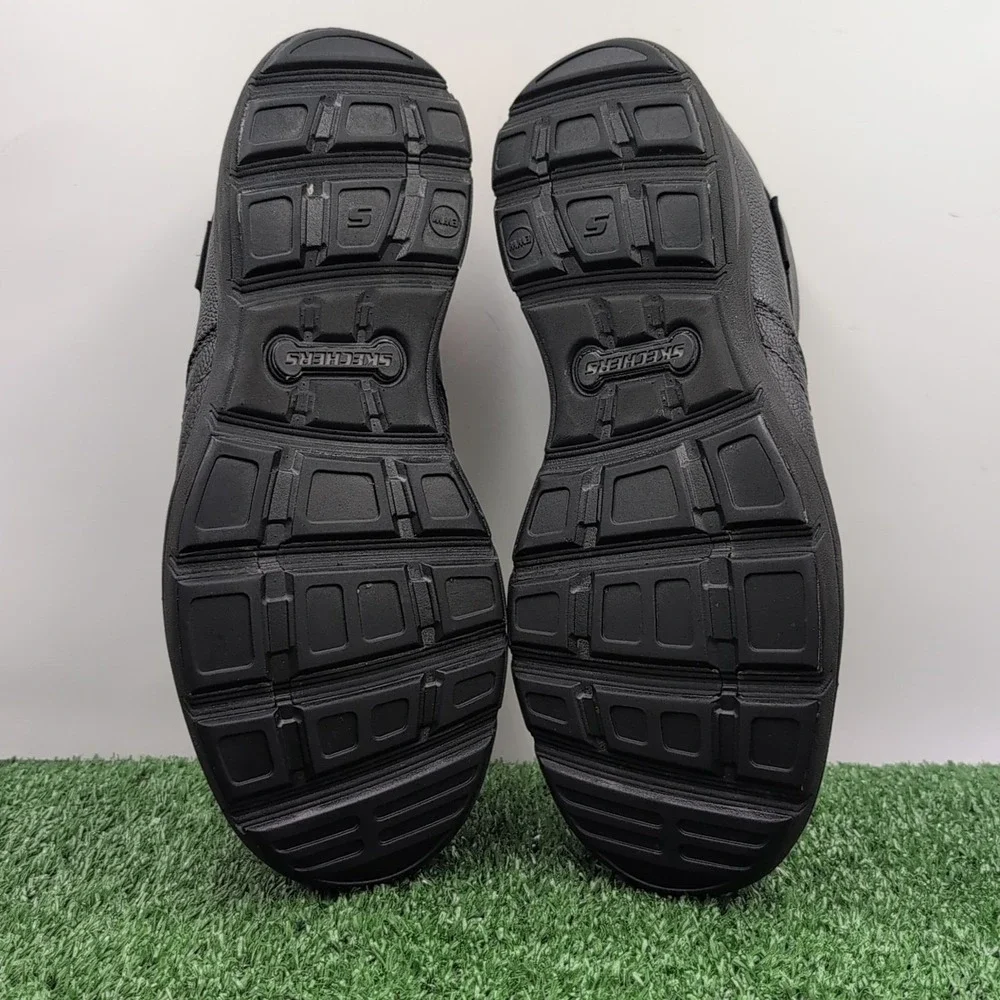 Skechers Harper-Forde Shoes Men's Size 10 Black Slip On Loafers‎ Daily Dress